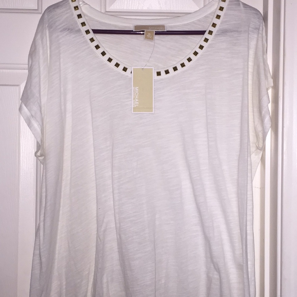 NWT Michael Kors studded T-shirt  size xl